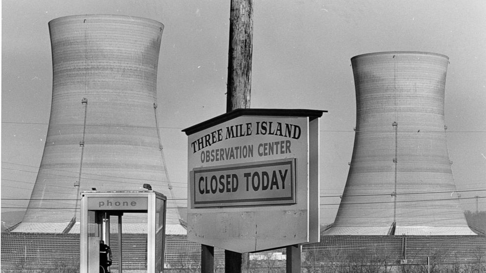 Three Mile Island, PA 
Partial Meltdown 1979